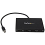 Splitter de Vídeo Mini DisplayPort - DisplayPort (M-H), 1 Macho (In), 4 Hembras (Out), Soporta 4K, STARTECH MSTMDP124DP
