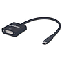 Adaptador USB-C - DVI-I (M-H), MANHATTAN 152051