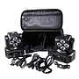 Kit 2 Lámparas LED (Cabeza Móvil) DMX, RGBW, Potencia 50W, Color Negro, SCHALTER SET-MOBMINI4B2