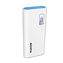 Batería Portátil recargable ADATA AP12500D Power Bank de 12,500 mAh, 2 xUSB, Indicador LED, Color Blanco, AP12500D-DGT-5V-CWH